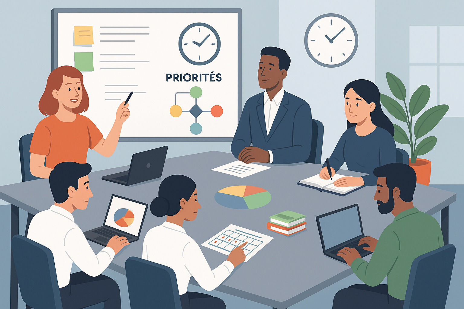 Formation gestion du temps et des priorités en équipe